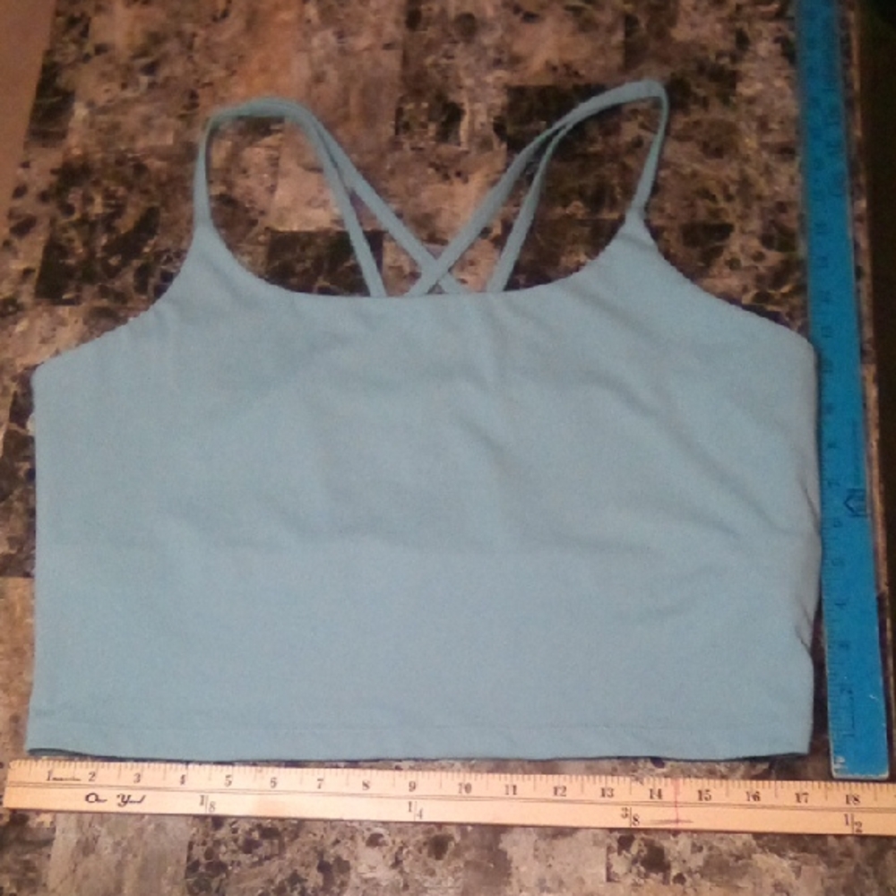 Elegant Light Blue Camisole with Strappy Back